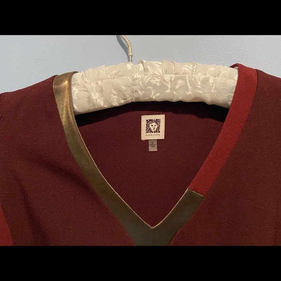 Anne Klein Red Dress - Picture 2 of 7